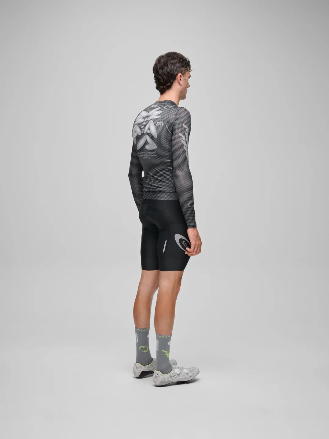 Maap Men's Spectrum Pro Air LS Jersey 3.0 Radtrikot Carbon Black