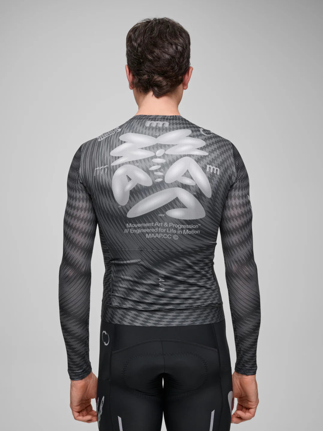 Maap Men's Spectrum Pro Air LS Jersey 3.0 Radtrikot Carbon Black