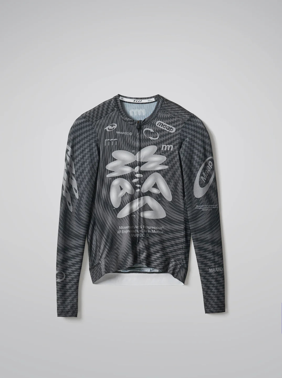 Maap Men's Spectrum Pro Air LS Jersey 3.0 Radtrikot Carbon Black