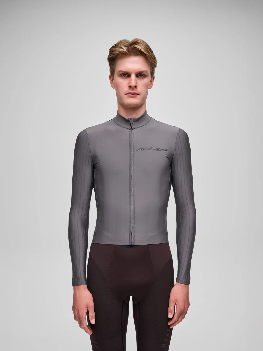 Maap Men's Pro Aero Thermal LS Radtrikot langarm Meteorite