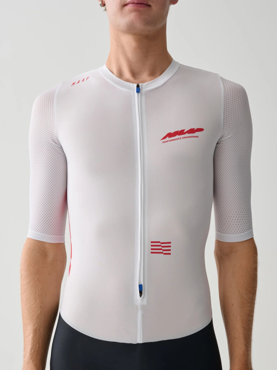 Maap Men's Eclipse Pro Race Suit Einteiler White/Infrared