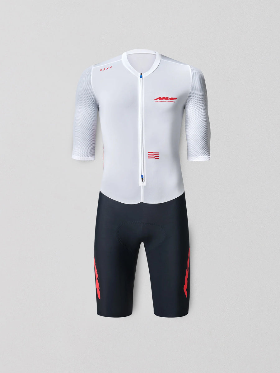 Maap Men's Eclipse Pro Race Suit Einteiler White/Infrared