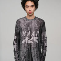 Maap Unisex Alt_Road™ Mesh Tee T-Shirt langarm Silver Black