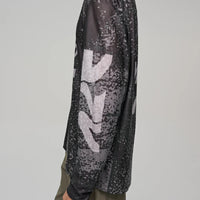 Maap Unisex Alt_Road™ Mesh Tee T-Shirt langarm Silver Black
