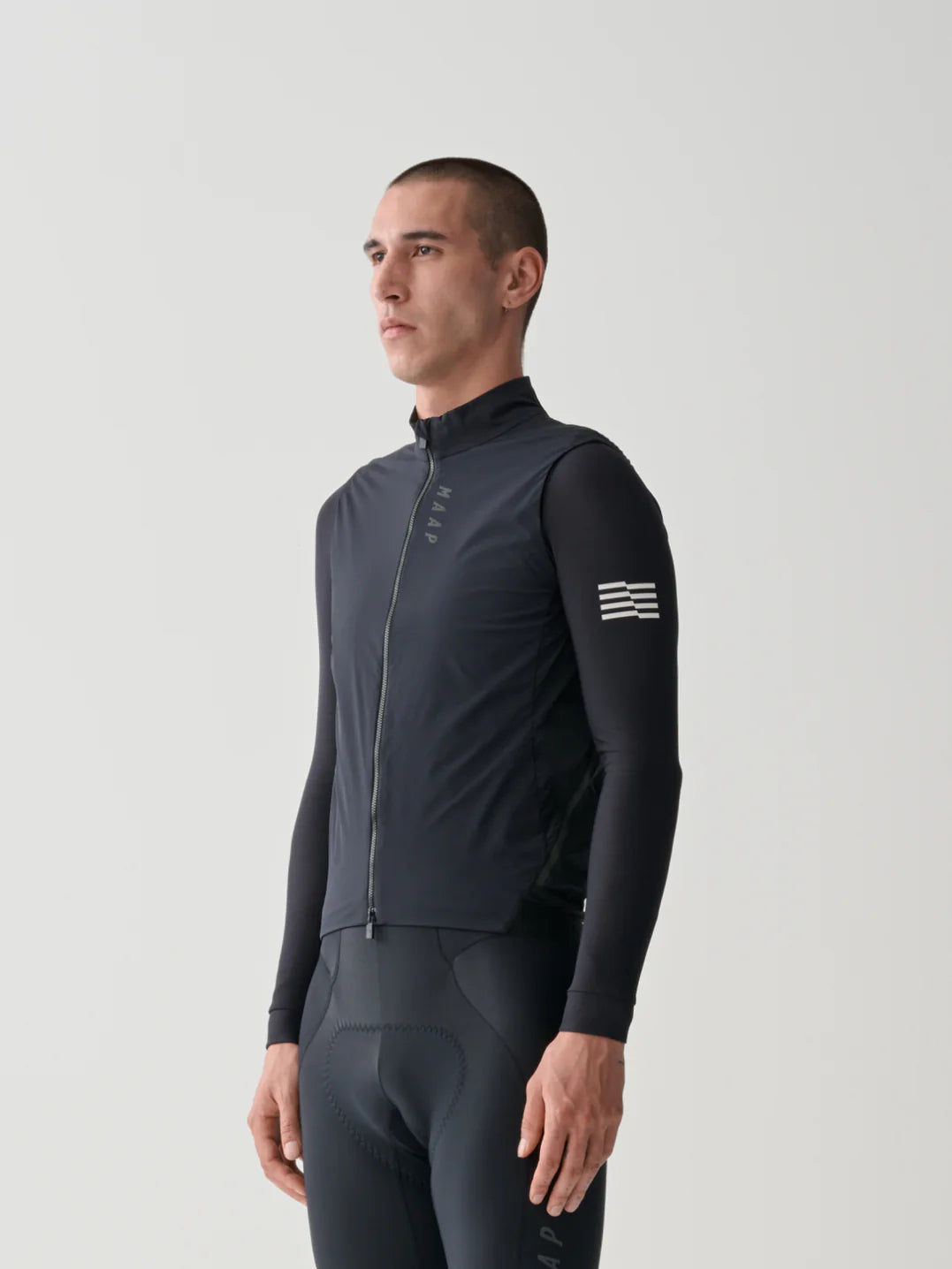 Maap Men's Flow Insulated Vest Windweste Jet Black