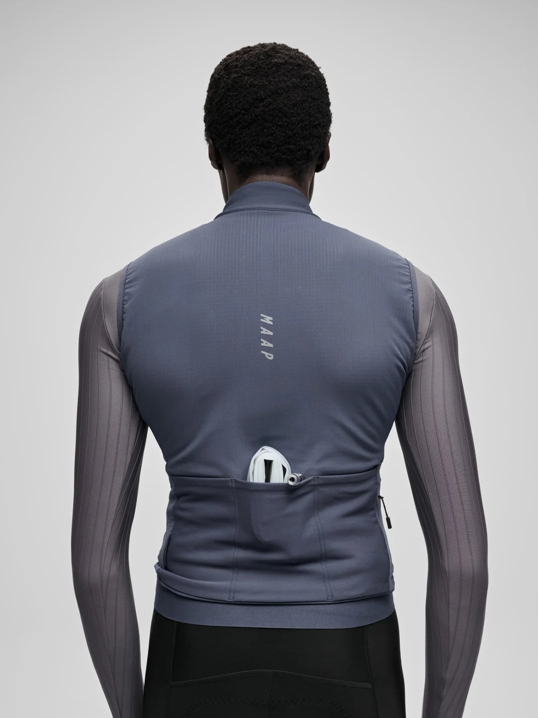 Maap Men's Team Thermal Vest Gilet Carbon Blue
