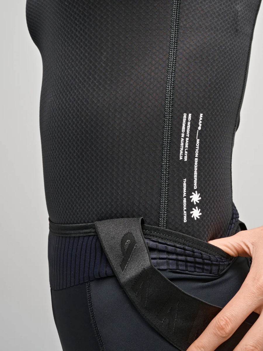 Maap Women's Team Midweight  Base Layer Radunterhemd Black