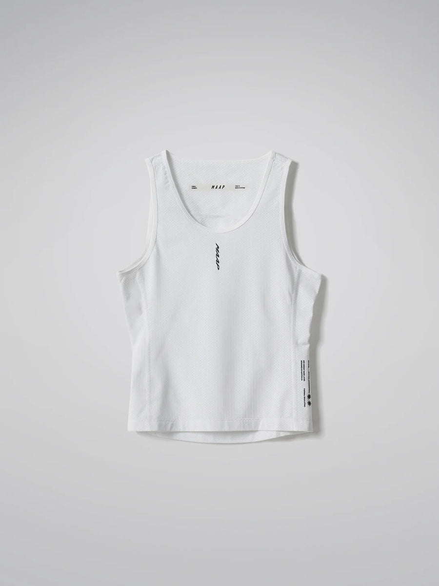Maap Women's Team Midweight  Base Layer Radunterhemd White