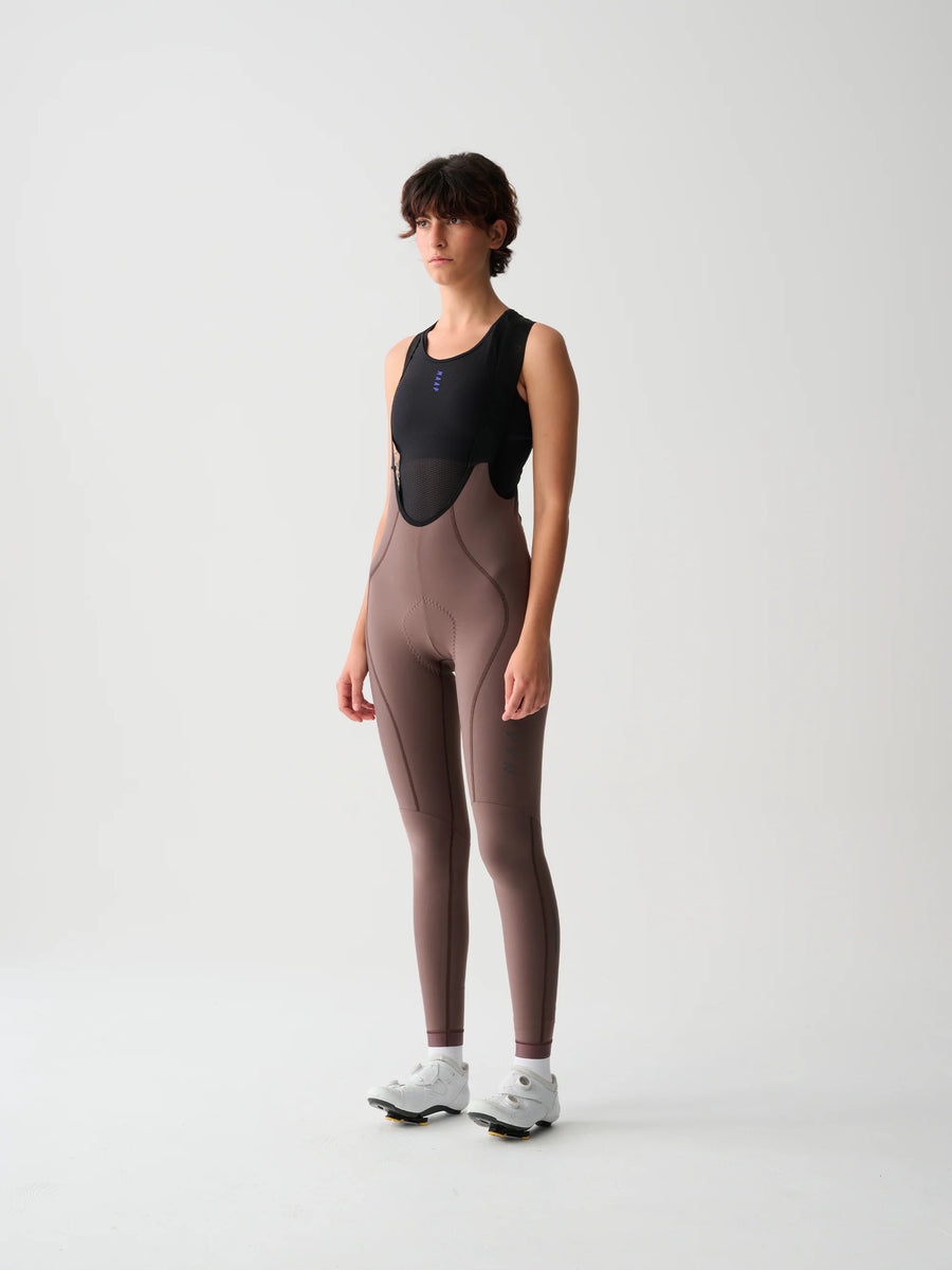 Maap Women's Team Evo Thermal Bib Tight Winter-Radhose Dark Clay