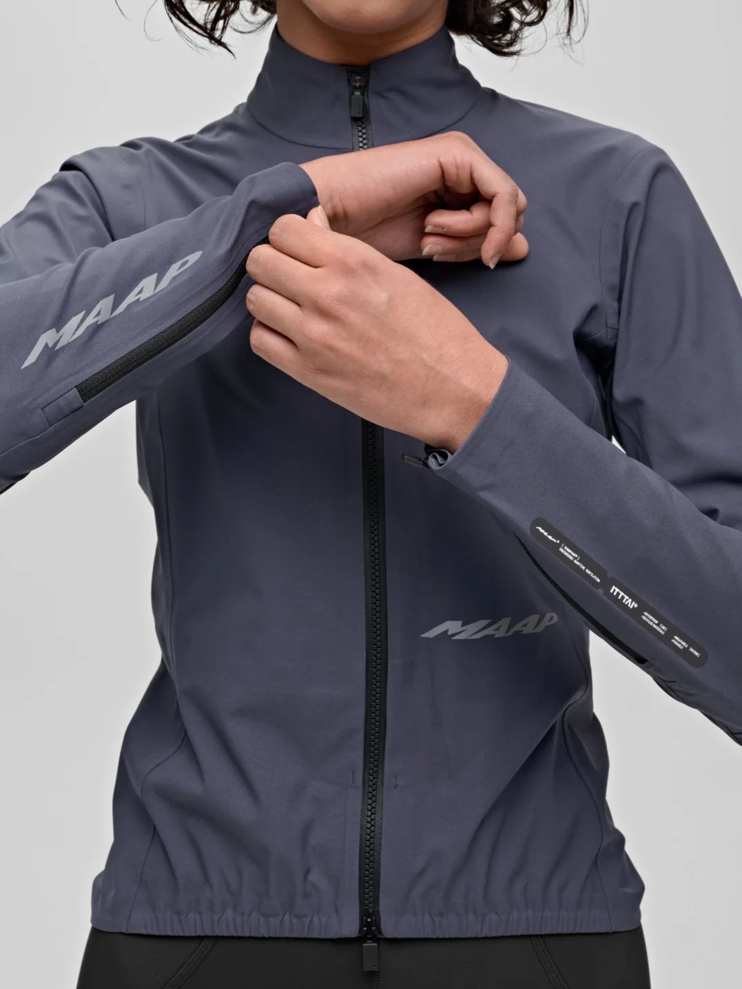 Maap Women's Apex Downpour Jacket Fahrradjacke Carbon Blue