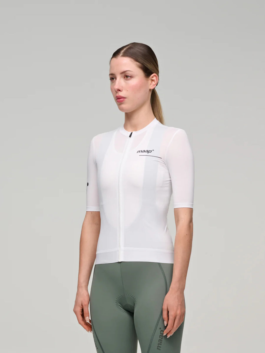 maap rennrad trikot damen Maap Training Women's Jersey Radtrikot White – VELART