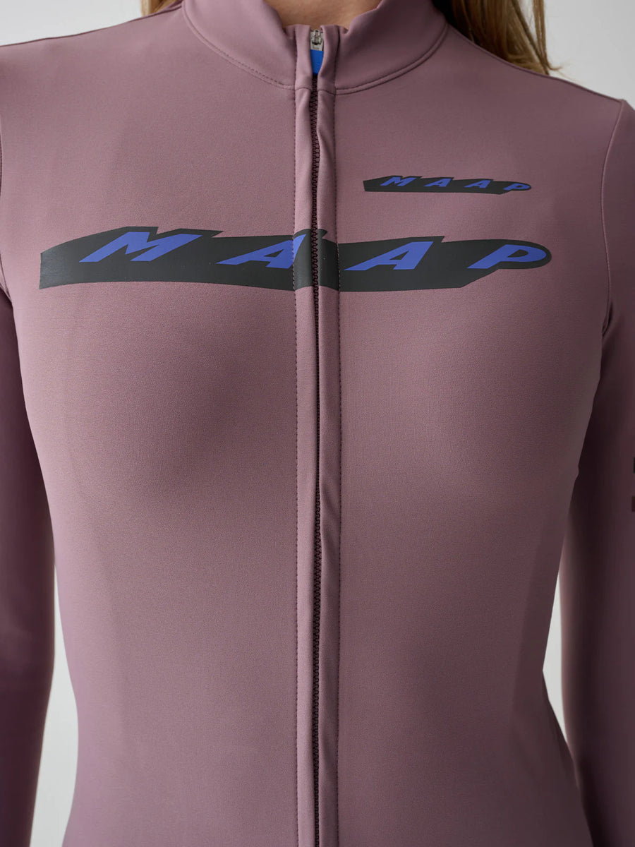 Maap Women's Evade X Thermal LS Jersey 2.0 Radtrikot langarm Raisin