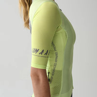 Maap Women's Aerate Pro Air Jersey 3.0 Radtrikot Shadow Lime