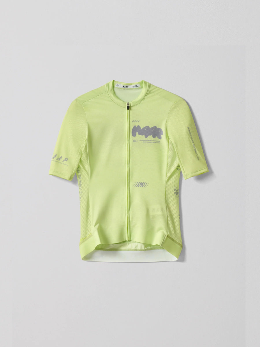 Maap Women's Aerate Pro Air Jersey 3.0 Radtrikot Shadow Lime