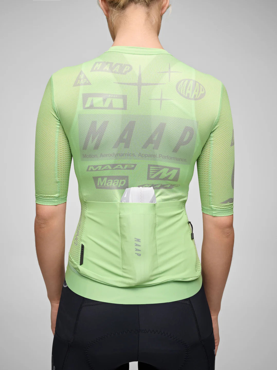 Maap Women's Drome Pro Air Jersey 3.0 Radtrikot Lavender Foam Green
