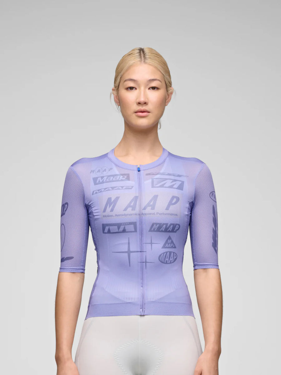 Maap Women's Drome Pro Air Jersey 3.0 Radtrikot Lavender