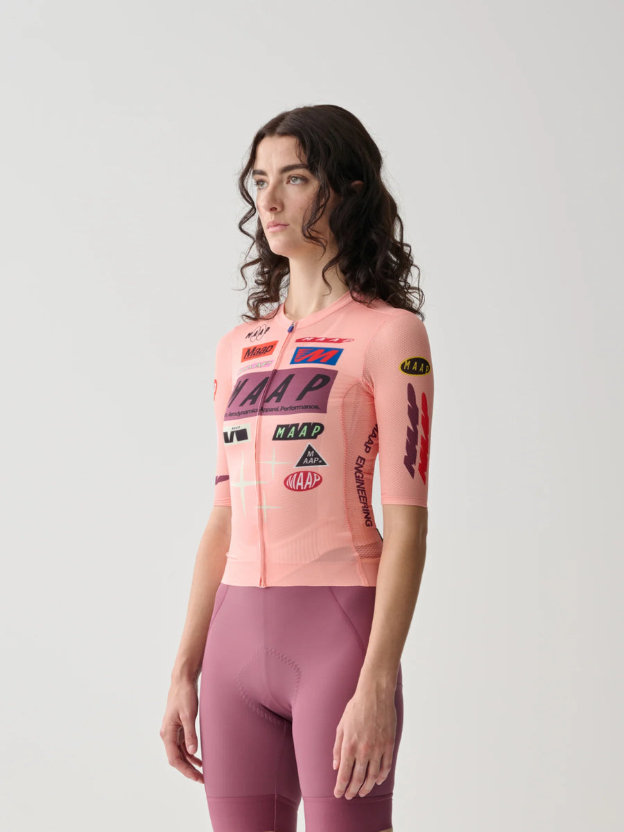 Maap Women's Drome Pro Air Jersey 3.0 Radtrikot Peach