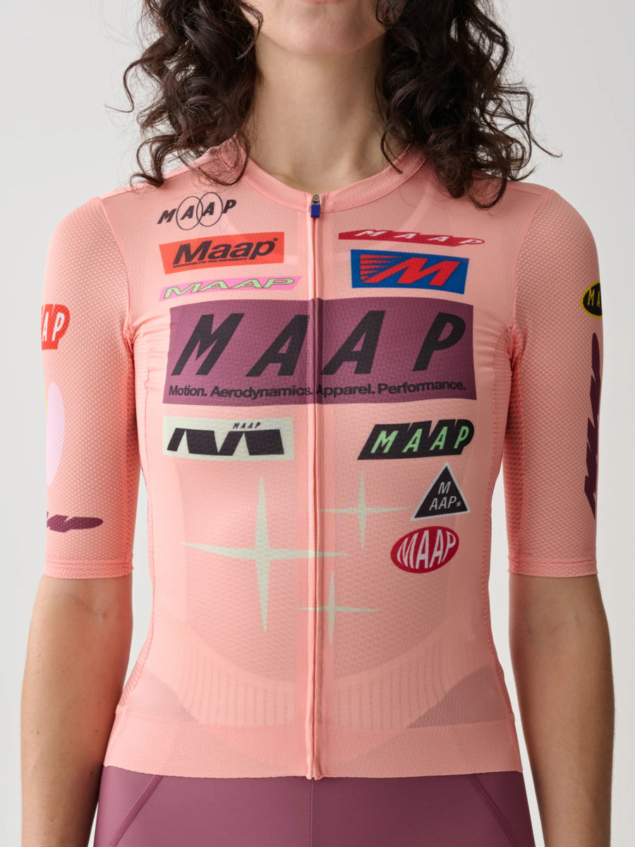 Maap Women's Drome Pro Air Jersey 3.0 Radtrikot Peach