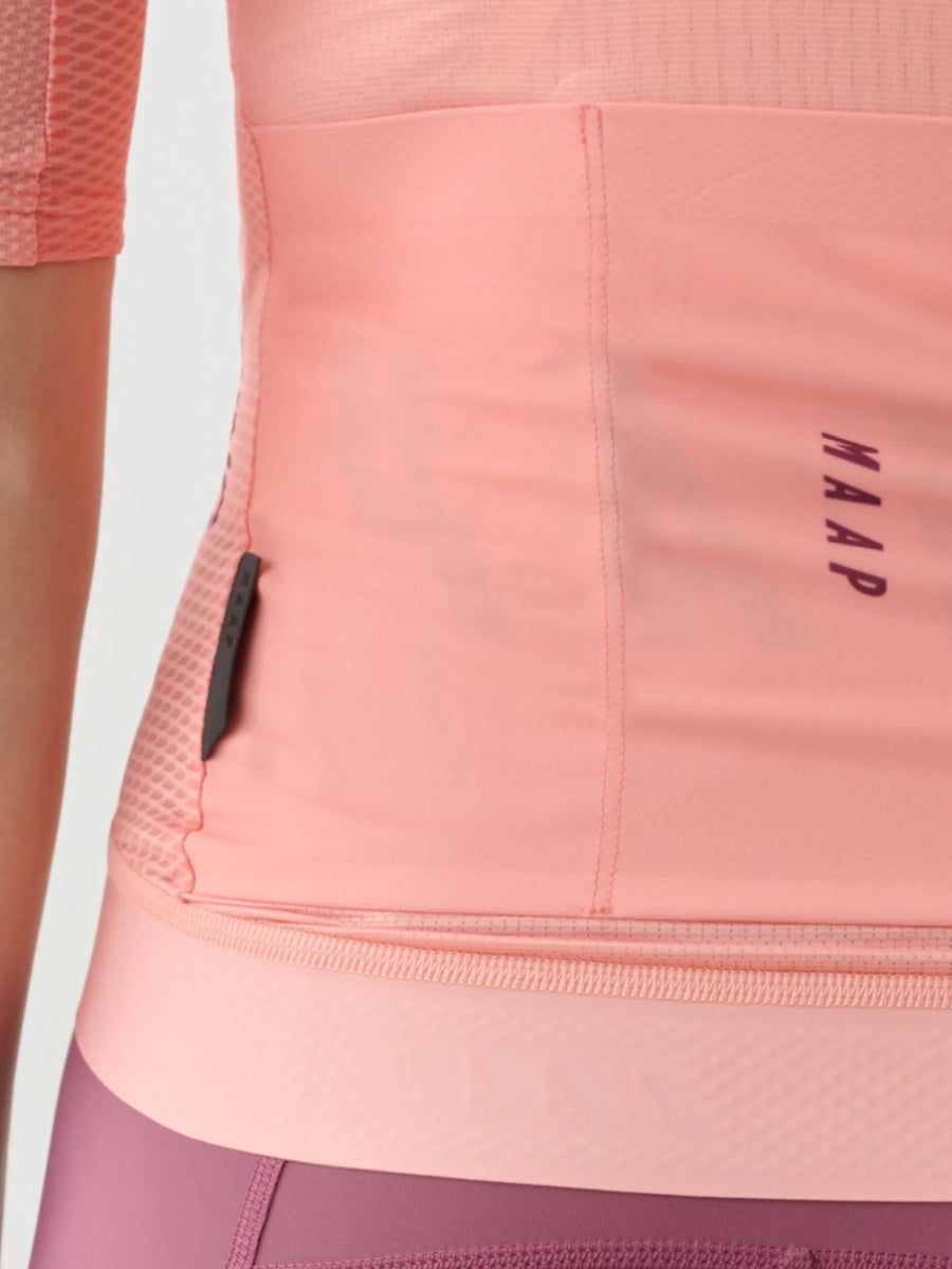 Maap Women's Drome Pro Air Jersey 3.0 Radtrikot Peach