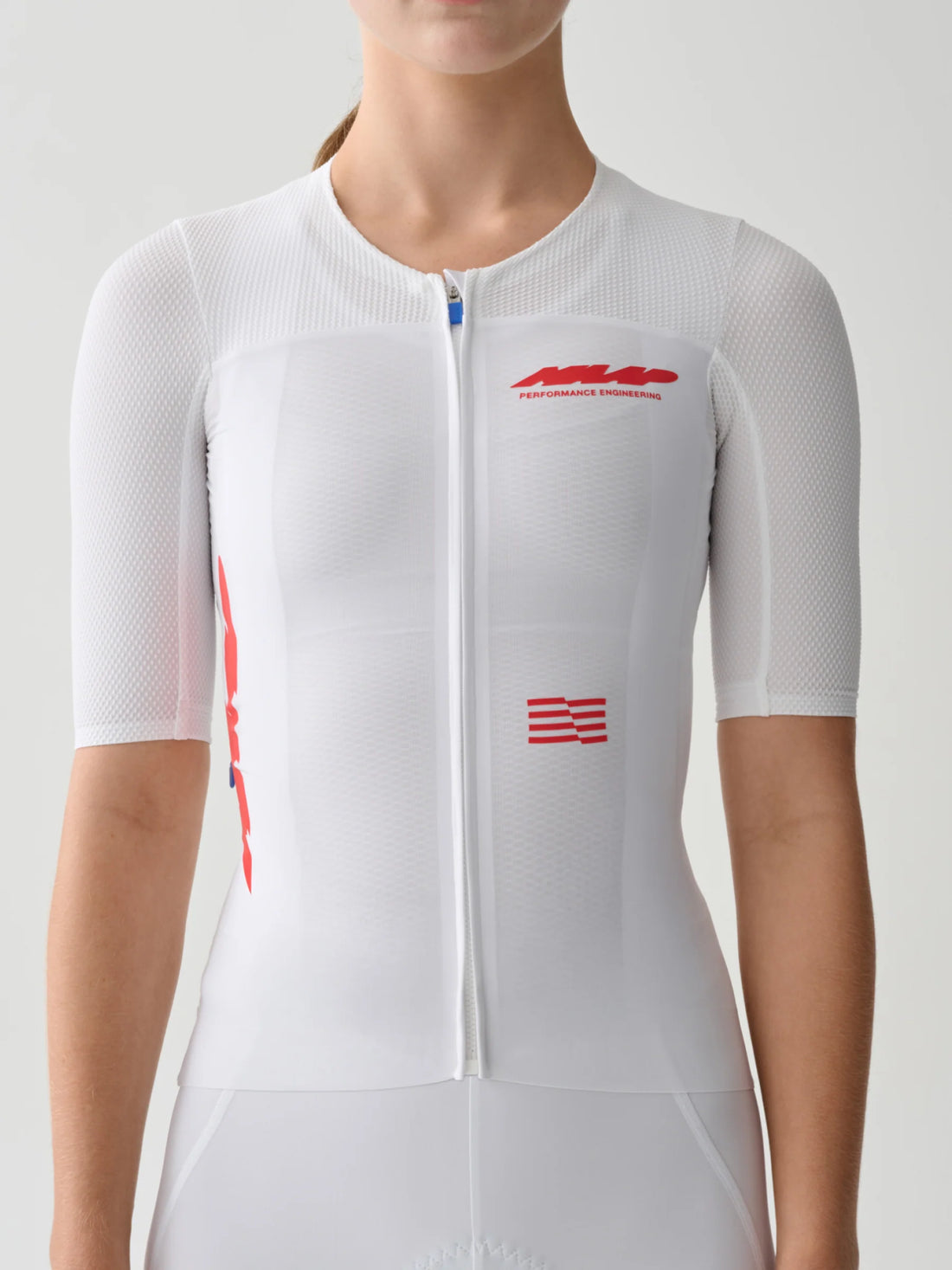 Maap Women's Eclipse Pro Race Jersey Radtrikot White/Infrared