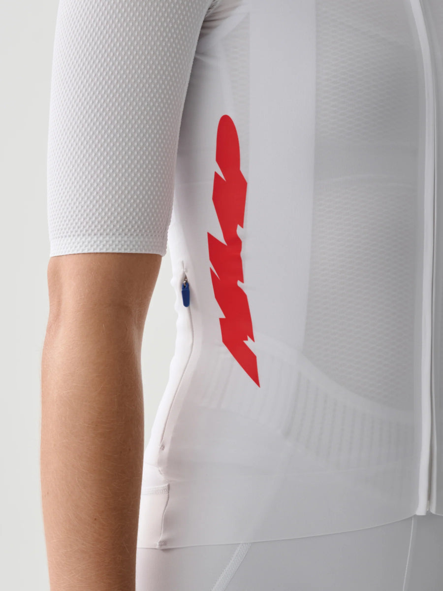 Maap Women's Eclipse Pro Race Jersey Radtrikot White/Infrared