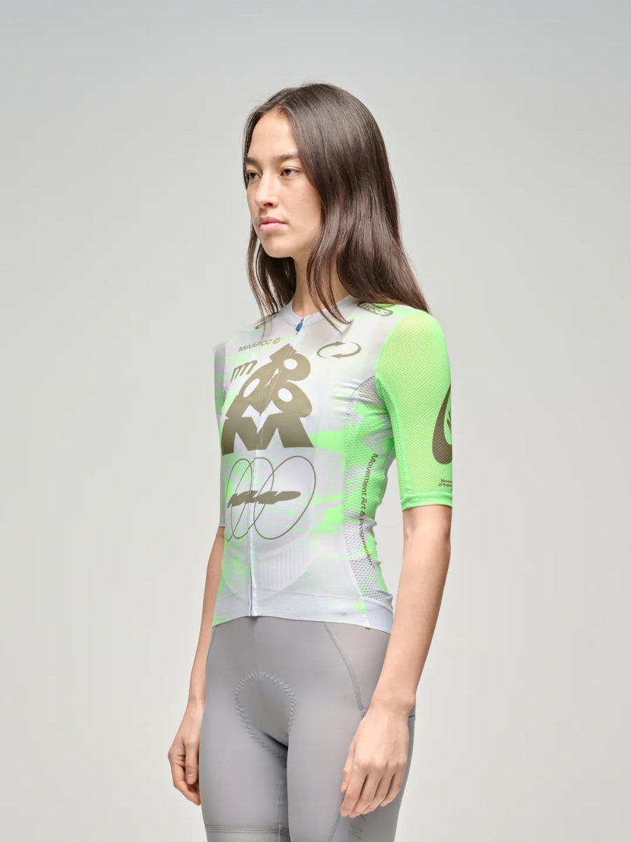 Maap Women's Chroma Pro Air Jersey 3.0 Radtrikot Lime Crush