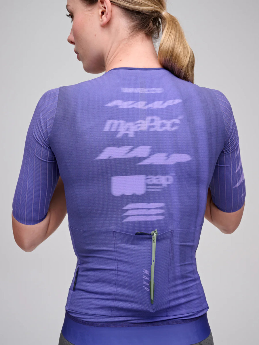 Maap Women's Pro Aero Jersey Radtrikot Neptune Cosmic Purple