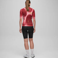 Maap Women's Void Pro Race Jersey Radtrikot Crimson Dusk