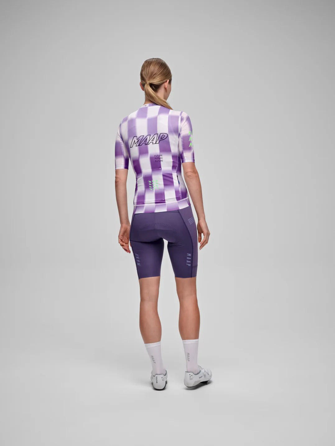 Maap Women's Life Time Grand Prix Pro Air Jersey 3.0 Radtrikot Violet/White