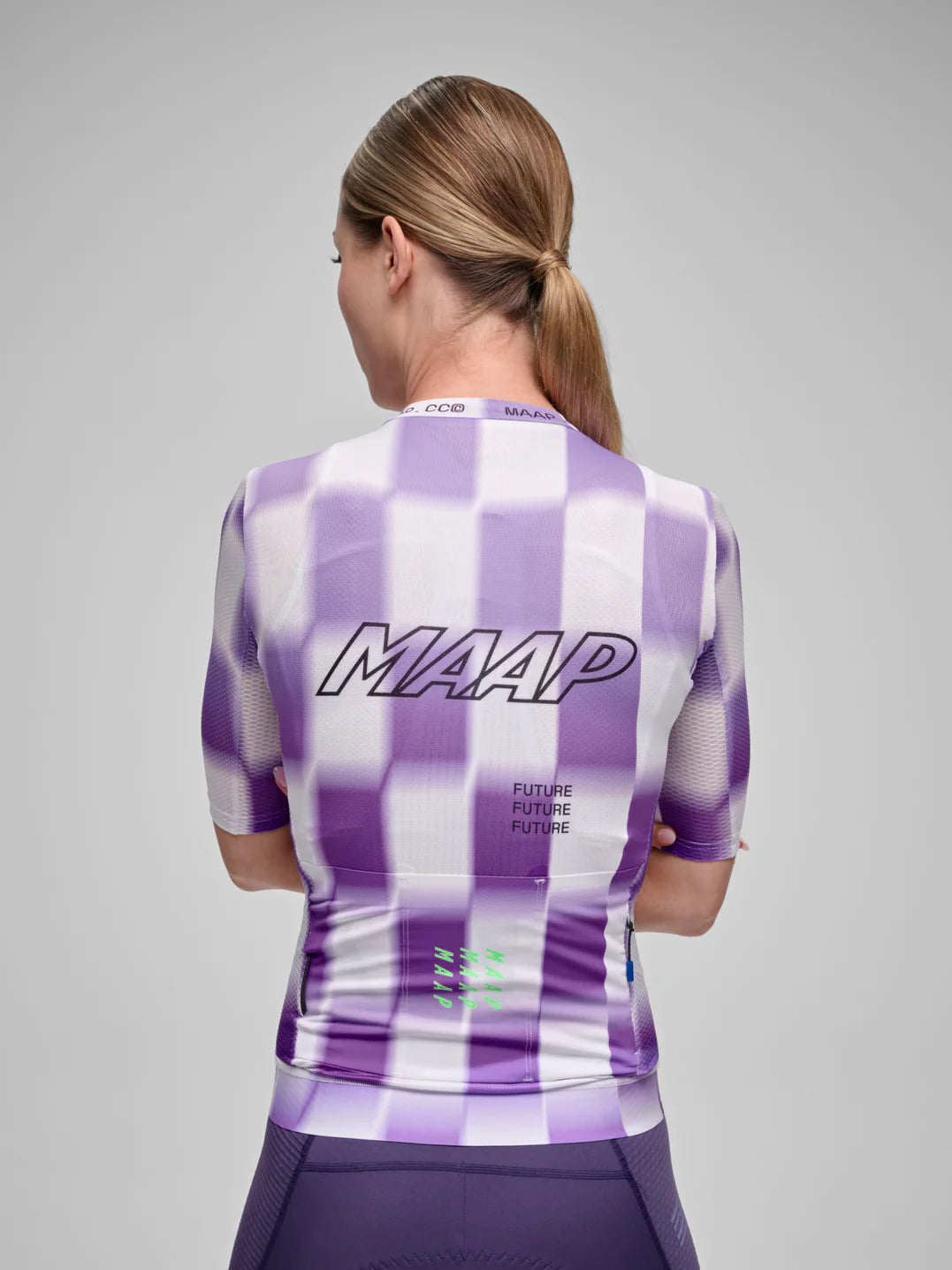 Maap Women's Life Time Grand Prix Pro Air Jersey 3.0 Radtrikot Violet/White