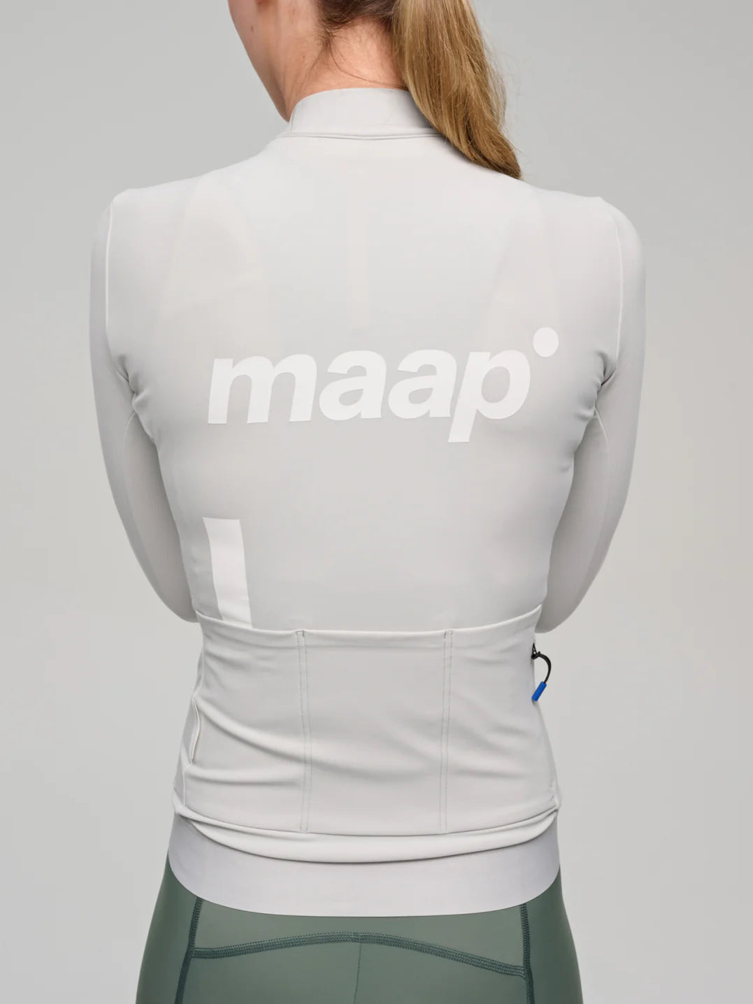 Maap Women's Training Thermal LS Jersey Radtrikot langarm Glacier