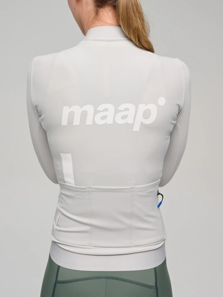 Maap Women's Training Thermal LS Jersey Radtrikot langarm Glacier