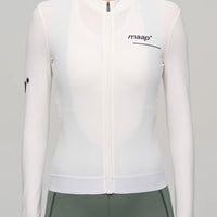 Maap Women's Training Thermal LS Jersey Radtrikot langarm White