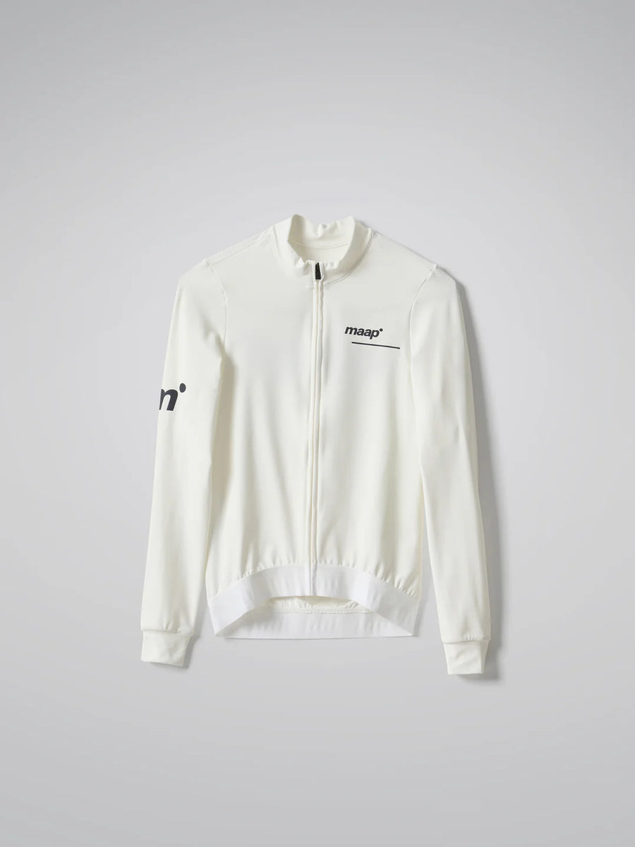 Maap Women's Training Thermal LS Jersey Radtrikot langarm White