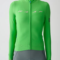 Maap Women's Evade Thermal LS Jersey 2.0 Radtrikot langarm Limedrop