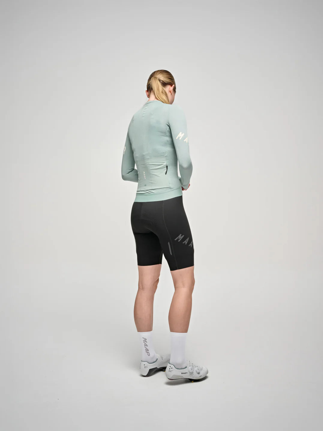 Maap Women's Aeon LS Jersey Radtrikot langarm Slate