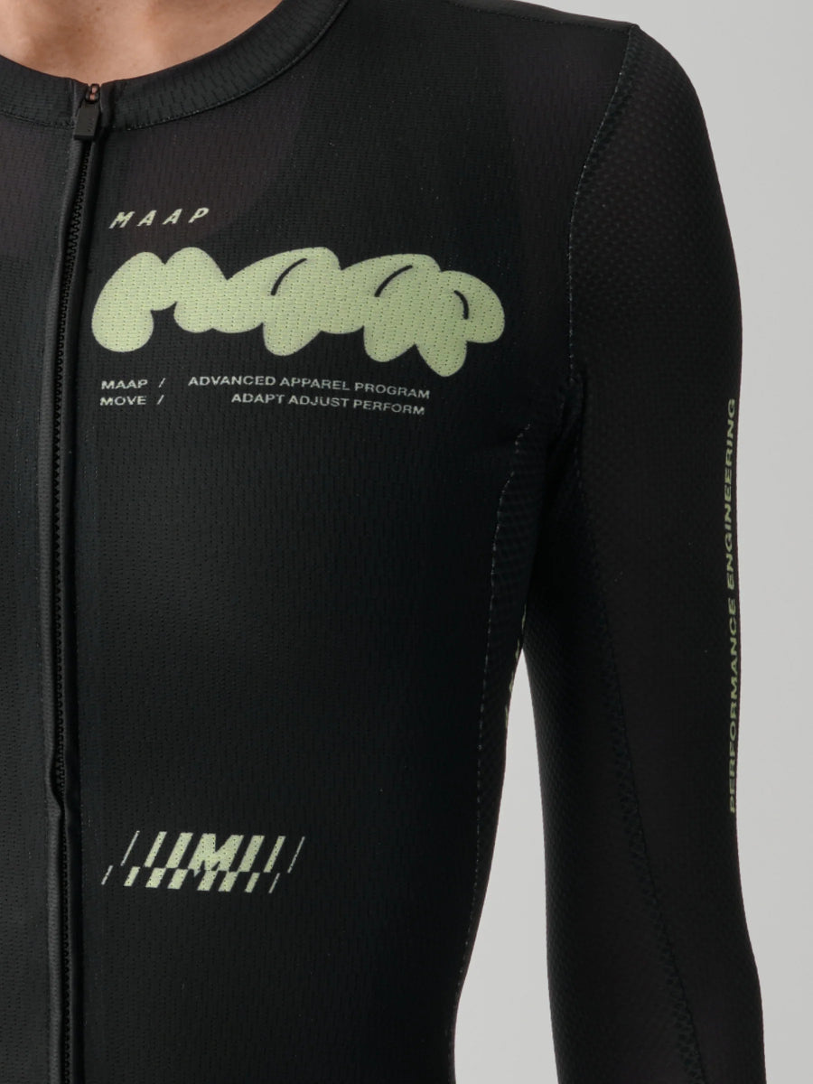Maap Women's Women's Aerate Pro Air LS Jersey 3.0 Radtrikot langarm Black