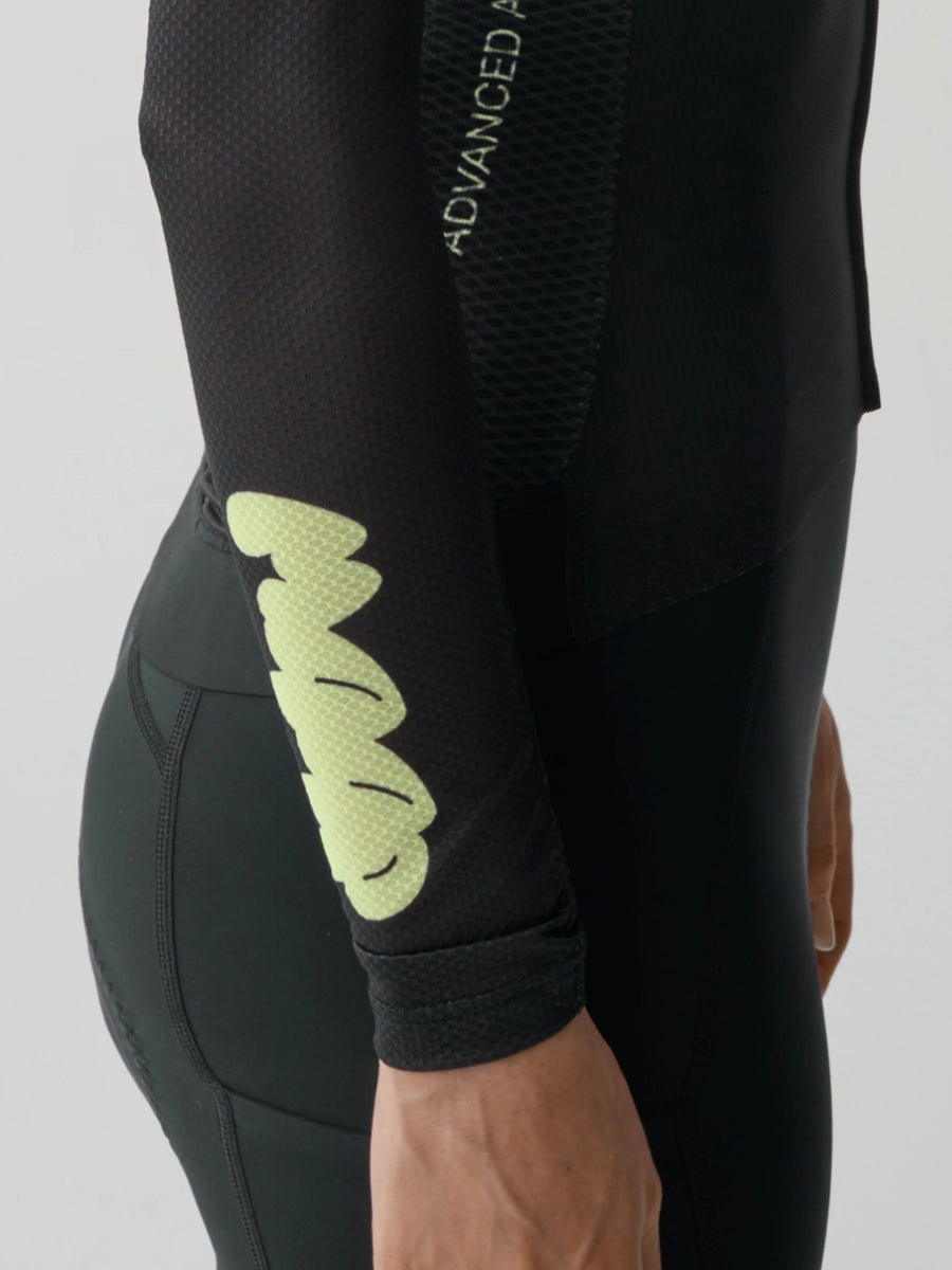 Maap Women's Women's Aerate Pro Air LS Jersey 3.0 Radtrikot langarm Black