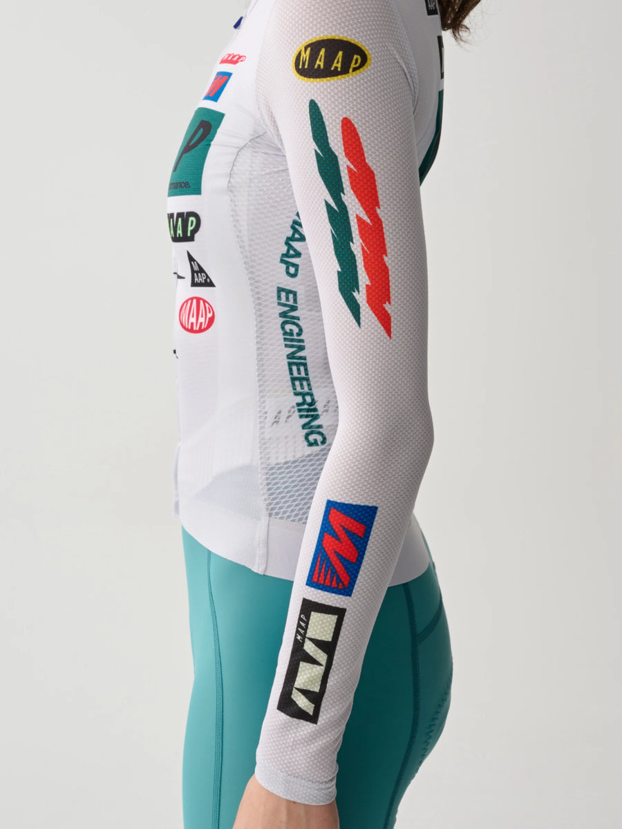 Maap Women's Drome Pro Air LS Jersey 3.0 Radtrikot langarm Icicle