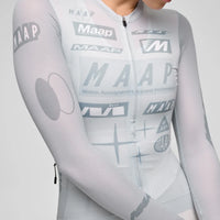 Maap Women's Drome Pro Air LS Jersey 3.0 Radtrikot langarm Ice Gray
