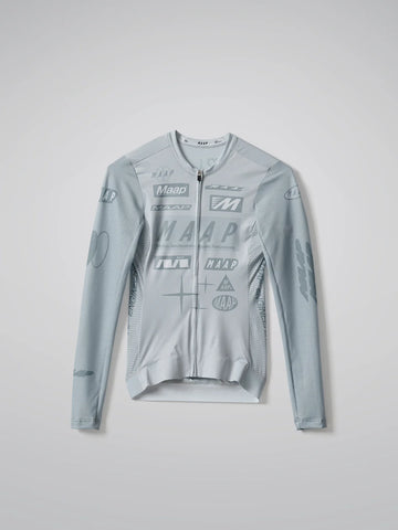 Maap Women's Drome Pro Air LS Jersey 3.0 Radtrikot langarm Ice Gray