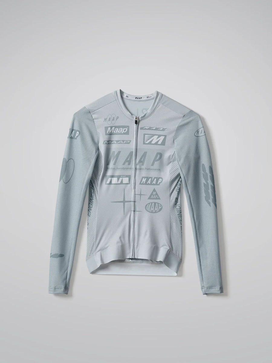 Maap Women's Drome Pro Air LS Jersey 3.0 Radtrikot langarm Ice Gray