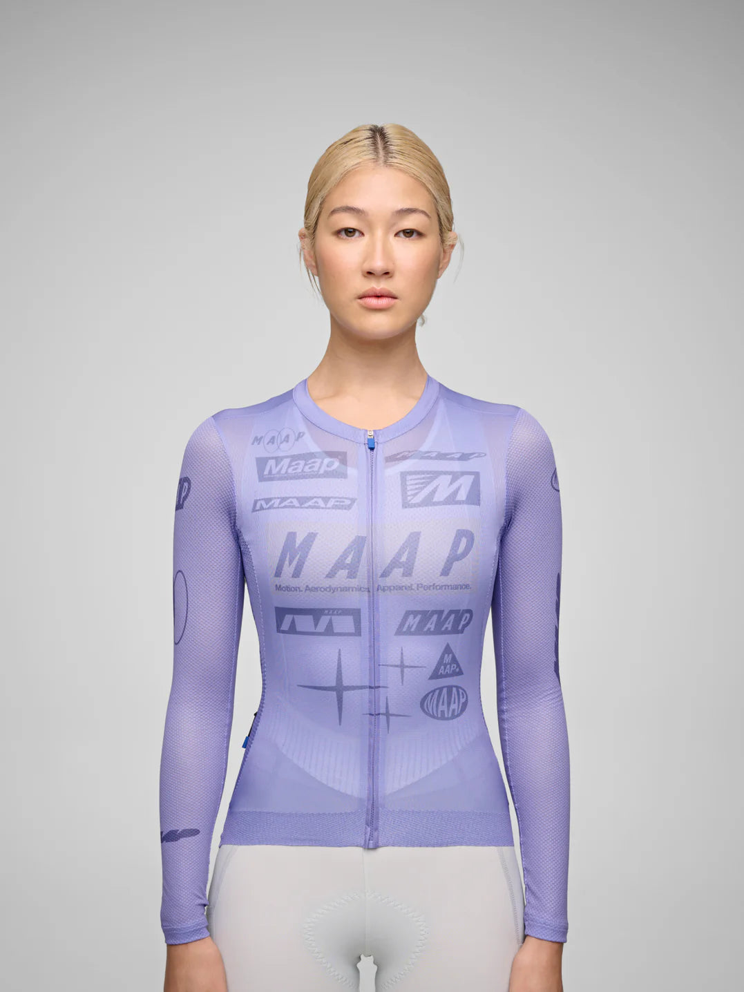 Maap Women's Drome Pro Air LS Jersey 3.0 Radtrikot langarm Lavender
