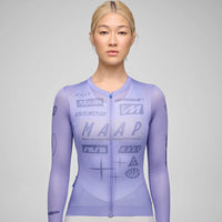 Maap Women's Drome Pro Air LS Jersey 3.0 Radtrikot langarm Lavender