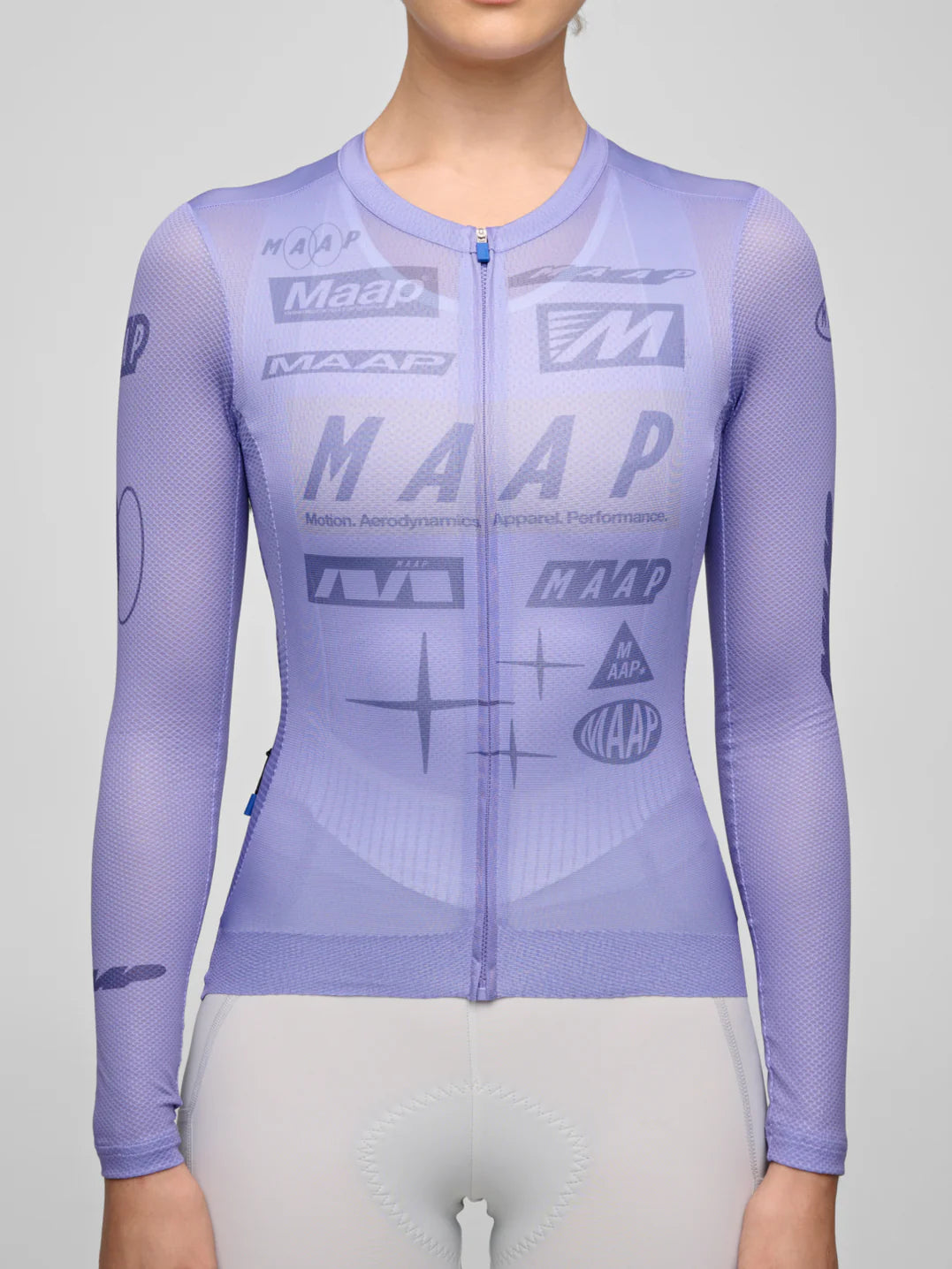 Maap Women's Drome Pro Air LS Jersey 3.0 Radtrikot langarm Lavender