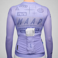 Maap Women's Drome Pro Air LS Jersey 3.0 Radtrikot langarm Lavender