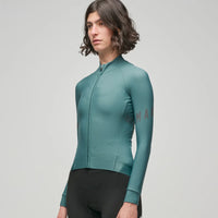 Maap Women's Aeon Thermal LS Jersey Radtrikot langarm Atlantic