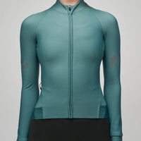 Maap Women's Aeon Thermal LS Jersey Radtrikot langarm Atlantic