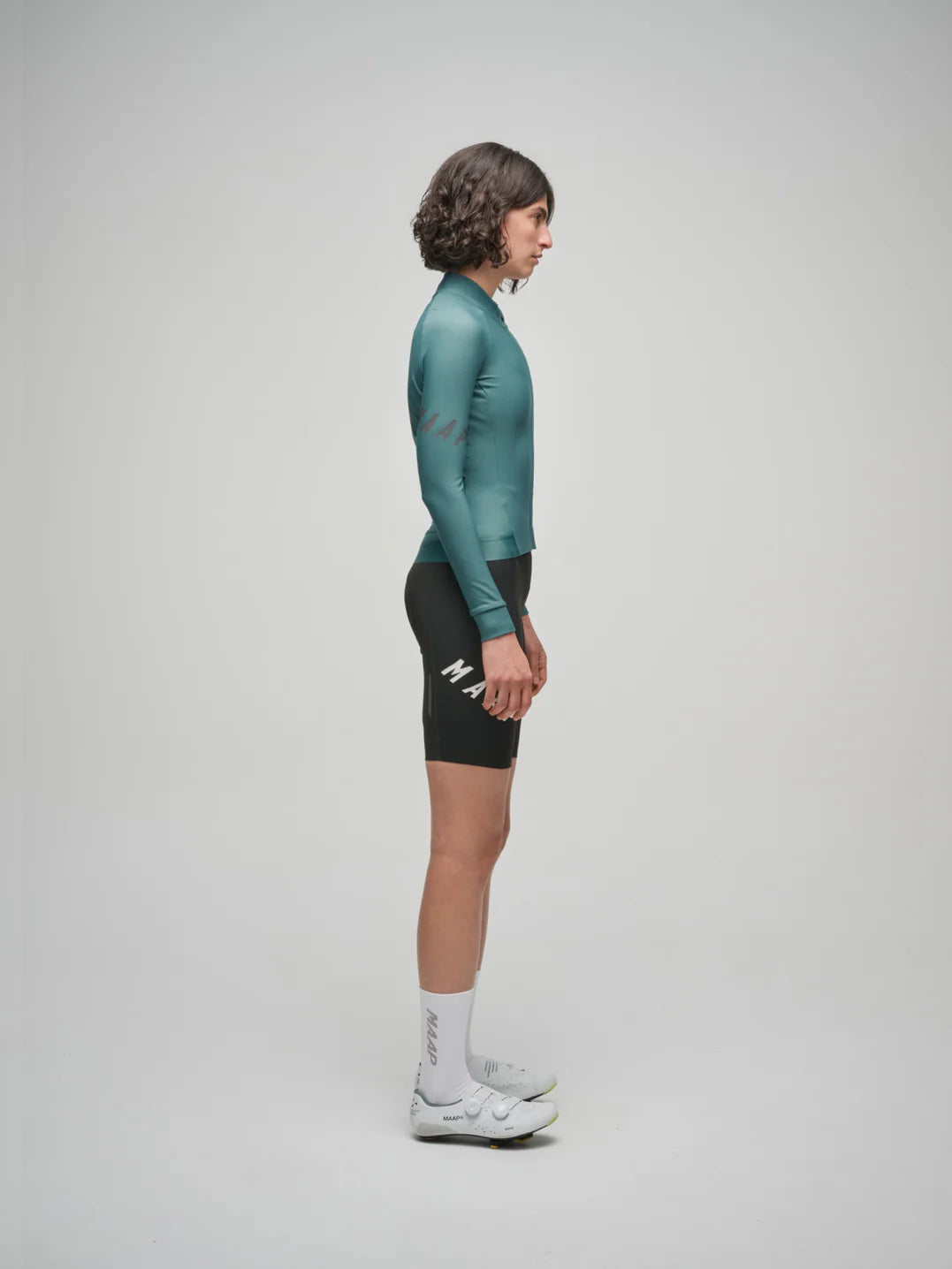 Maap Women's Aeon Thermal LS Jersey Radtrikot langarm Atlantic
