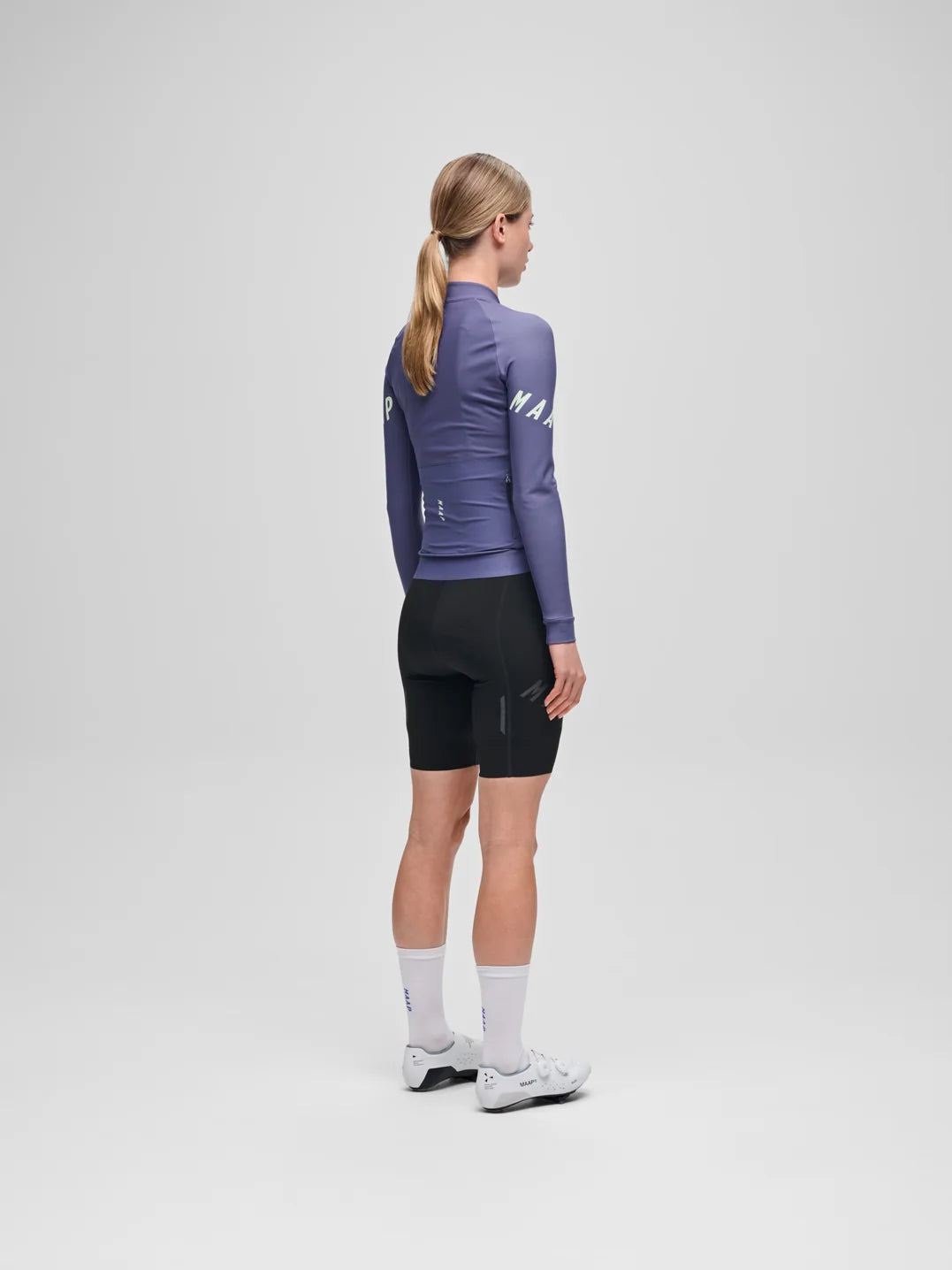 Maap Women's Apex Aeon Thermal LS Jersey Radtrikot langarm Deep Cobalt